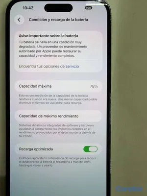 celulares y tabletas - En Venta iPhone 14 Pro Max 256GB $28,500, Batería  2