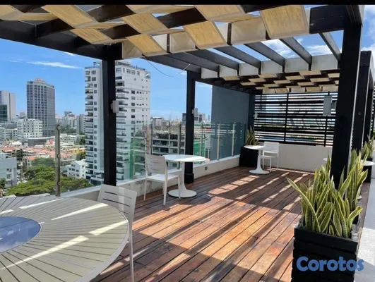 apartamentos - Apartamento en Alquiler Amoblado - 2 Habitaciones- Piantini - Áreas Sociales 6