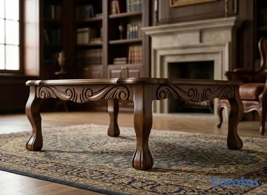 muebles y colchones - 🪵 Hermosa Mesa de Caoba para Restaurar (Mira su po 3