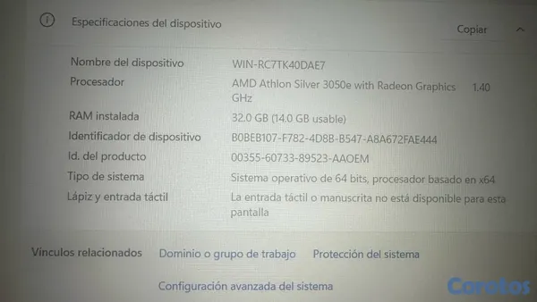 Corotos | Laptop DixMau de 15.6” – 32 GB (14.0GB usable) de RAM + 932GB ...