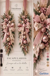 Escapularios navideños para tu puerta