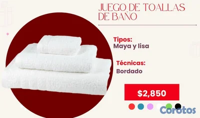 Juego de toallas de baño