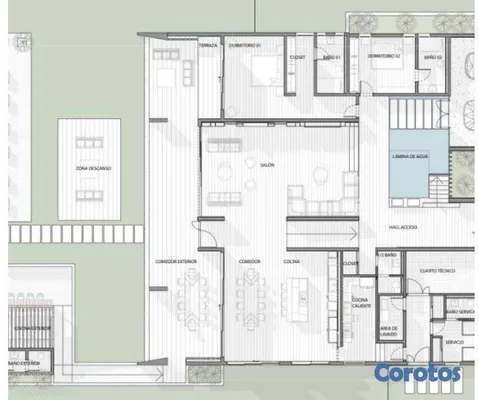 casas vacacionales y villas - Villa en Venta, Casa de Campo 5