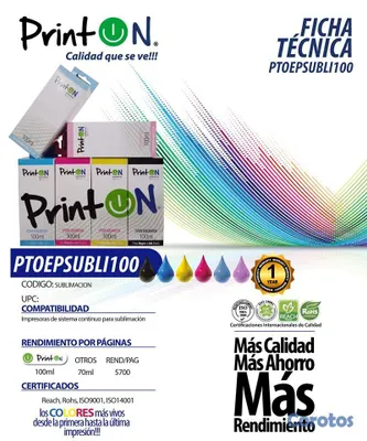celulares y tabletas - OFERTA KIT TINTAS SUBLIMACION PRINTON CON DELIVERY 2