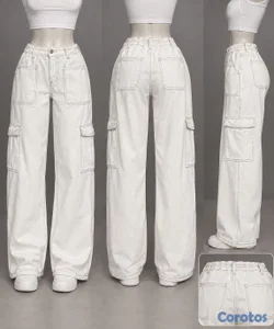 PANTALÓN CARGO BEIGE 🤎