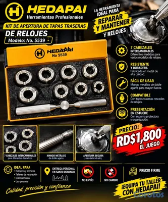herramientas, jardines y exterior - HERRAMIENTA PROFESIONAL PARA ABRIR RELOJES – HEDAPAI 2