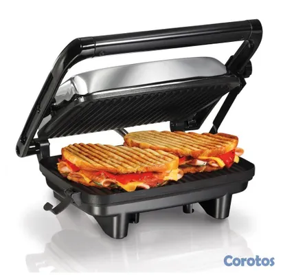 electrodomesticos - Hamilton Beach Sanduchera Gourmet con Rejilla Antiadherente 25.4 cm x 20.32 cm  4