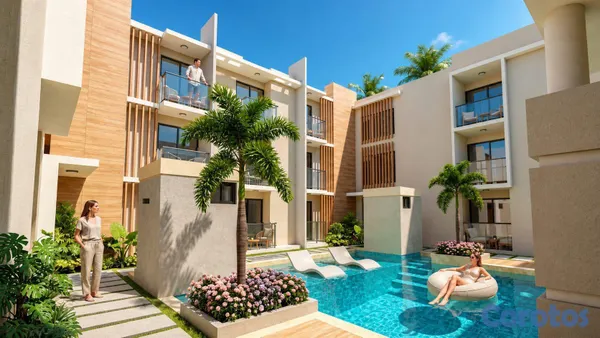 apartamentos - Suites en Venta en Punta Cana, 1 y 2 Habitaciones - Airbnb Friendly 3