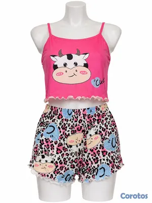 ropa para mujer - piyamas cortas damas y niñas. 9