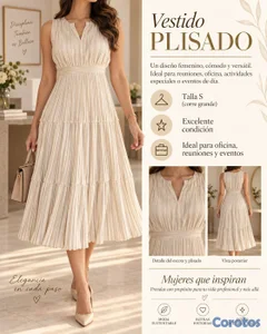 Vestido plisado