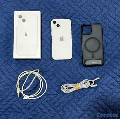 celulares y tabletas - IPhone 13 Blanco 128GB como nuevo 2