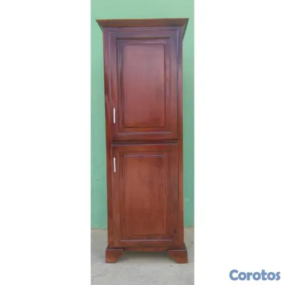 cocina - organizador de cocina en mader color caoba  2
