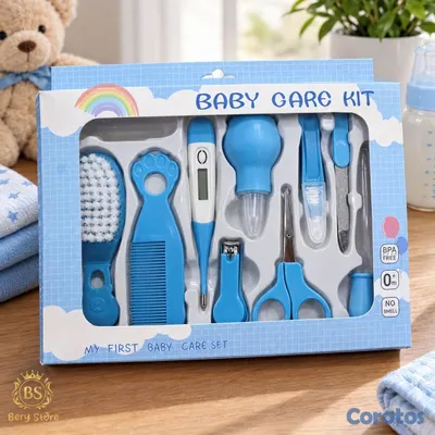 cuidado y nutricion - Kit de Cuidado personal para Bebé Completo para Higiene Diaria con accesorios.  5