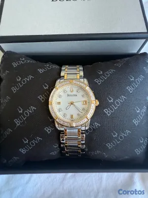 joyas, relojes y accesorios - reloj marca Bulova en su caja  2