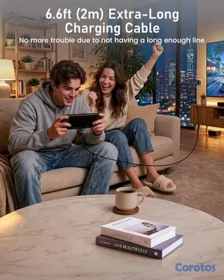 consolas y videojuegos - 🎮🔥 ¡CARGADOR 65W PARA NINTENDO SWITCH 2! | Cable 6.6 FT | Carga Rápida ⚡ 4