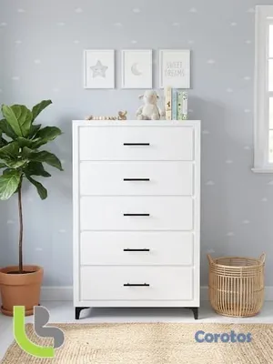 muebles y colchones - Biuro de 5 gavetas  4