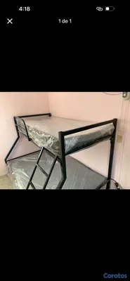 muebles y colchones - camarotes twin full 54x39 15,500 con sus colchones  4