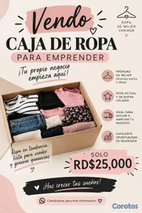 Vendo paca para emprender
