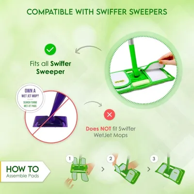 Salud y Equipamiento Médico - Swiffer Recambio Barrido En Seco Y Humedo Lavables 2 Und 4