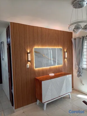 decoración y accesorios -  Mueble de TV Tipo Clendencia Moderno en MDF Hidrófugo y Lacado 2