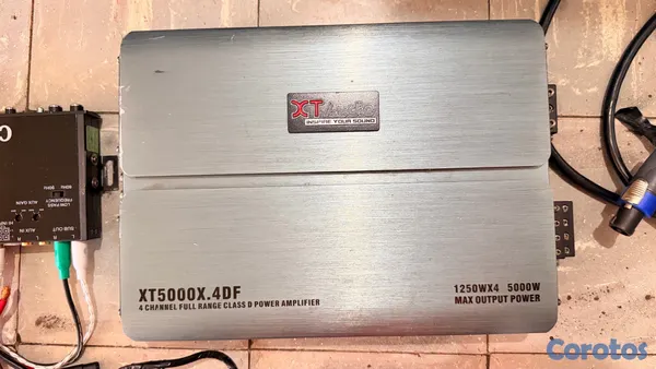 otros electronicos - 🔥🔊 SISTEMA DE MÚSICA COMPLETO PARA CARRO 🚘💥 COMANDO + XT AUDIO💰 NEGOCIABLE  3