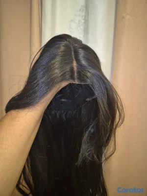 salud y belleza - de regalo las pegas y la venda peluca semi natural  2
