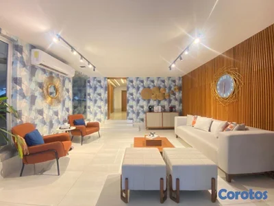 Alquiler Amueblado 2 hab moderno con piscina gymsen Evaristo morales