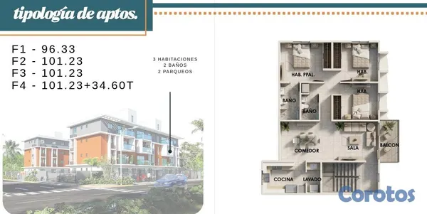 apartamentos - Proyecto en 📍 𝗦𝗮𝗻 𝗜𝘀𝗶𝗱𝗿𝗼, próximo a la Av. Ecológi 9