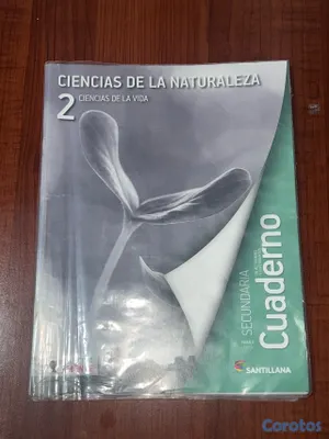 libros y revistas -  libro y cuadernillo usados 2º de secundaria naturales Santillana  3