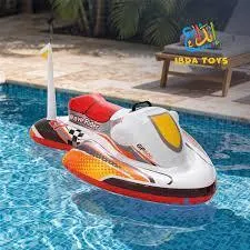 juguetes - Inflable Acuático en Forma de Jet Ski – Diversión  5