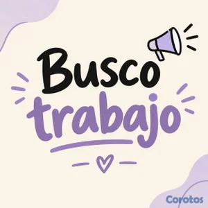 Busco trabajo 