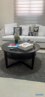 decoración y accesorios - mueble con 2 mesas cojines y alfombra todo aprovecha  4
