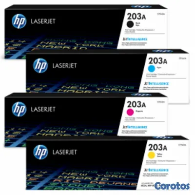 impresoras y scanners - TONER ORIGINALES HP-202A  CF500A CF501A CF502A CF503A Toner TODOS LOS COLORES  2