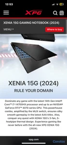 XPG LAPTOP GAMER RTX 4070