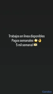 trabajos en lineas