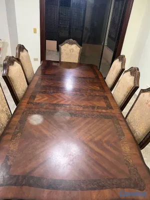 muebles y colchones - Comedor de madera importada con 8 sillas – RD$55,000 8