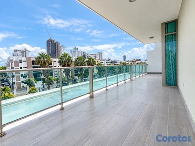 vendo los cacicazgos segunda con terraza tres habitaciones con su baño dos parqu