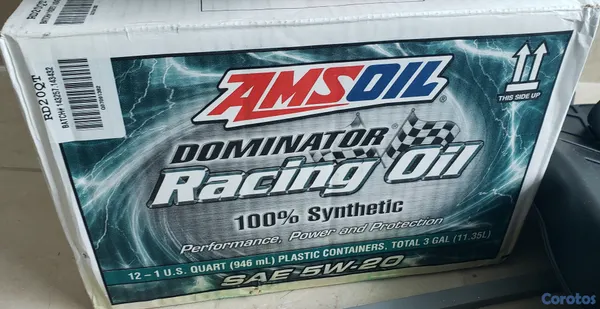 otros vehiculos - Amsoil DOMINATOR Racing oil 10 Quarts 5W20 full synthetic 3