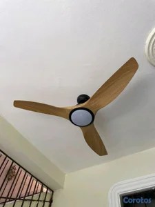 abanico de techo con lámpara led 