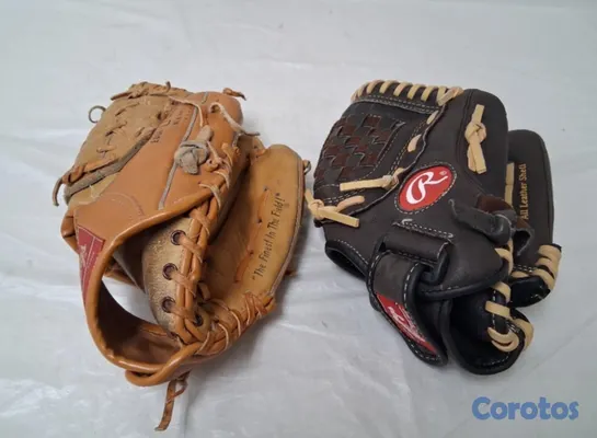 Artículos Deportivos - Par de guantes Rawling originales - Usados para ni 4