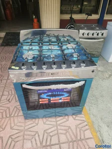 estufa g plus cromada nueva