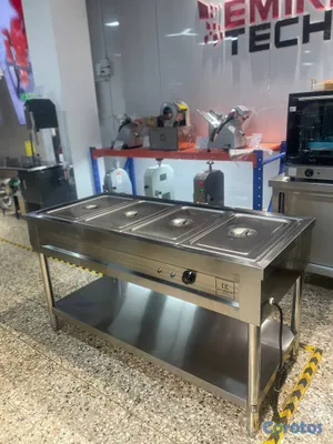 equipos profesionales - Mesa baño maria electrica de 4 bandejas exhibidora 9