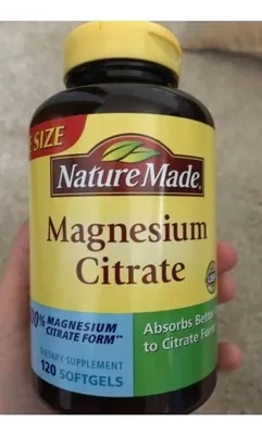 Salud y Equipamiento Médico - Citrato De Magnesio Nature Made 250 Mg, 120 Unidades. 6