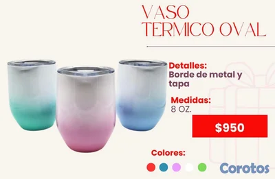 Vaso Térmico Ovalado 