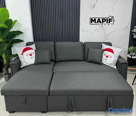 muebles y colchones - SOFA CAMA IMPORTADO  3