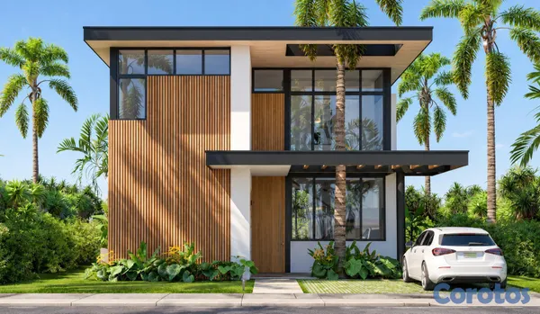 casas vacacionales y villas - Venta de fabulosa villa con piscina privada en Vista cana 2
