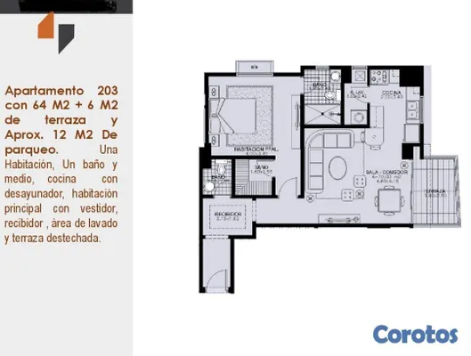 apartamentos - Apartamentos en bella vista de 1- 2 y 3 Habitaciones entrega agosto 2020 ID1552 5
