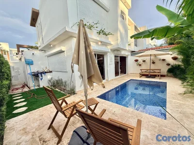 vendo amueblado Villa proyecto metro country club amueblada tres habitaciones 