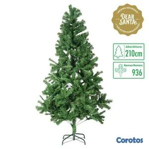 Arbol de navidad tupido 210 cm 7 pies