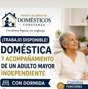 AGENCIA SOLICITA DOMÉSTICAS COMPLETAS CON EXPERIEN